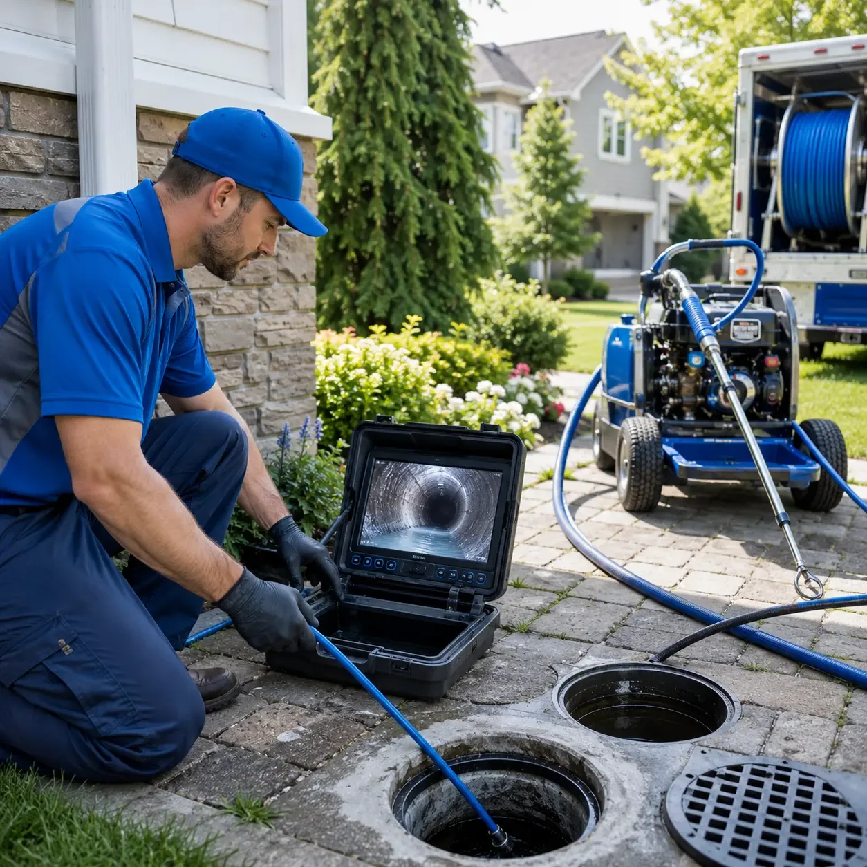 Outdoor drain cleaning professionals serving Montgomery, WV